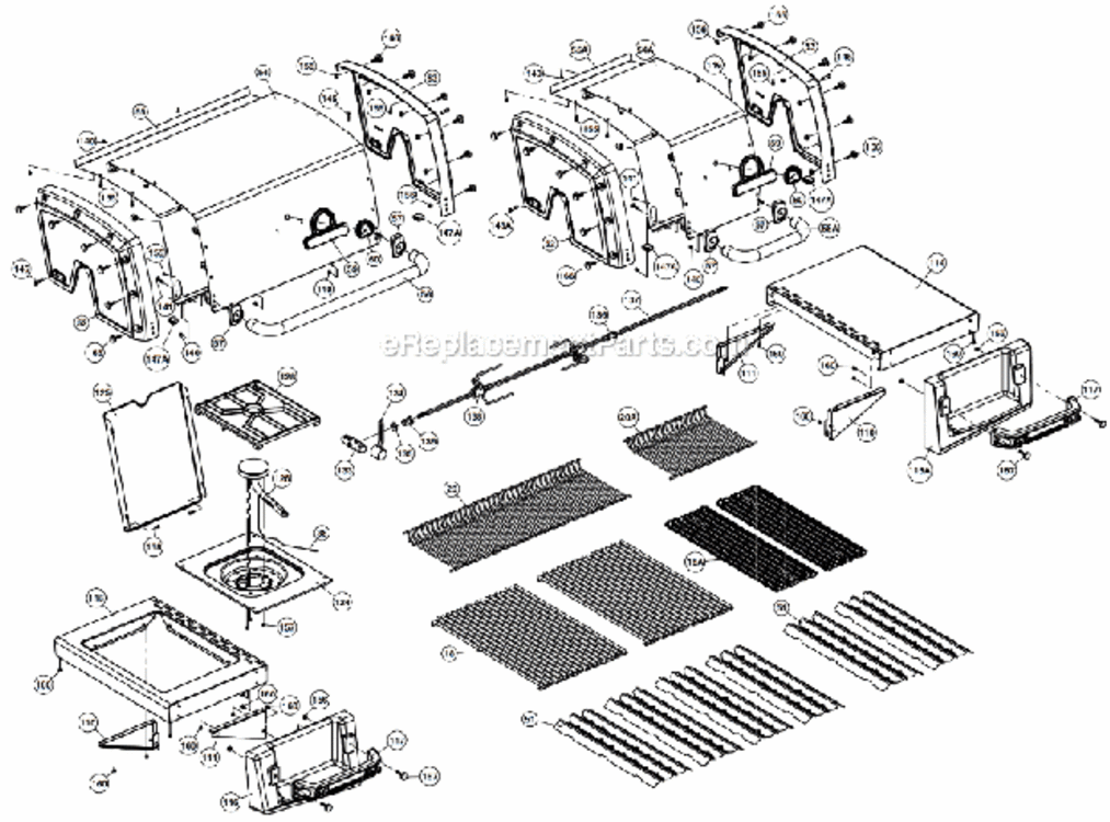 Page A Diagram and Parts List for 9571-47  Broil King Grill